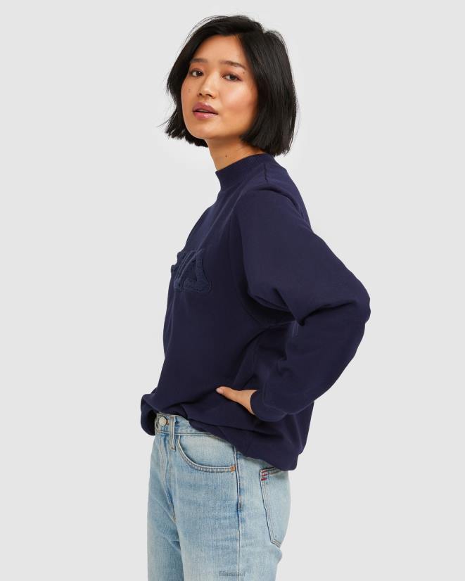 חיל הים החדש FILA fila new navy נשים dana 2.0 hi-lo sweat 68LF2968