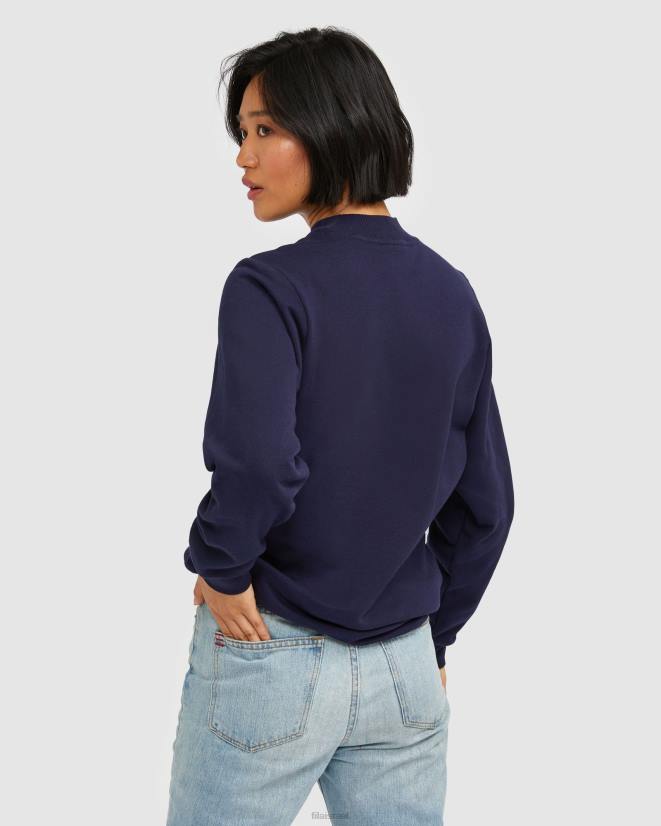 חיל הים החדש FILA fila new navy נשים dana 2.0 hi-lo sweat 68LF2968