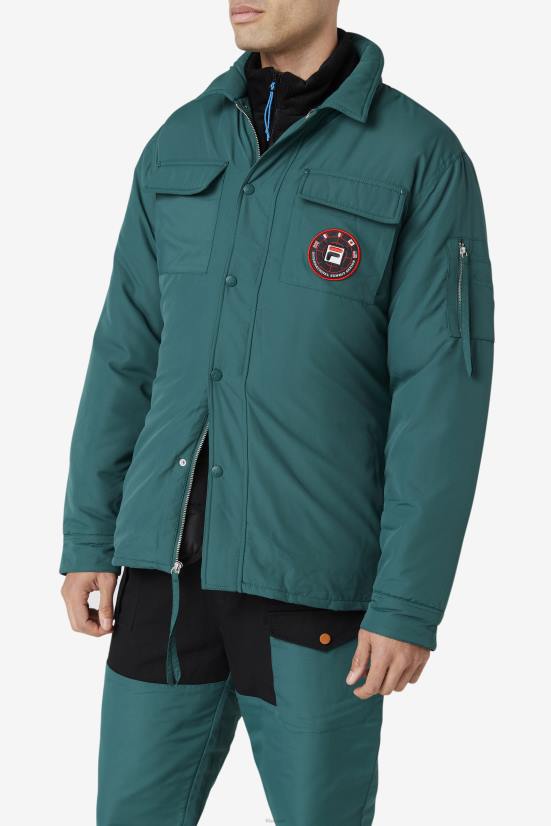 יוניבאג/לבן FILA fila nile shacket junebug/white 68LF799