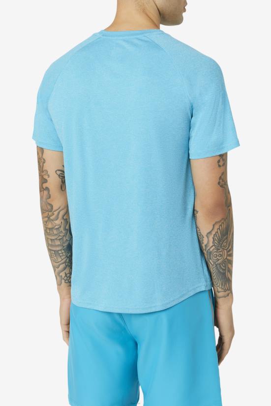 אברש הים הקריבי/שחור FILA fila pickleball שרוול קצר צוות הים הקריבי אברש/שחור 68LF1111