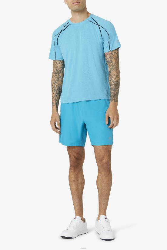 אברש הים הקריבי/שחור FILA fila pickleball שרוול קצר צוות הים הקריבי אברש/שחור 68LF1111