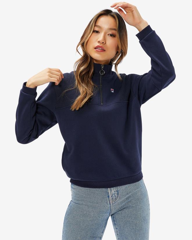 חיל הים FILA תג נשים fila qtr zip נייבי 68LF2965