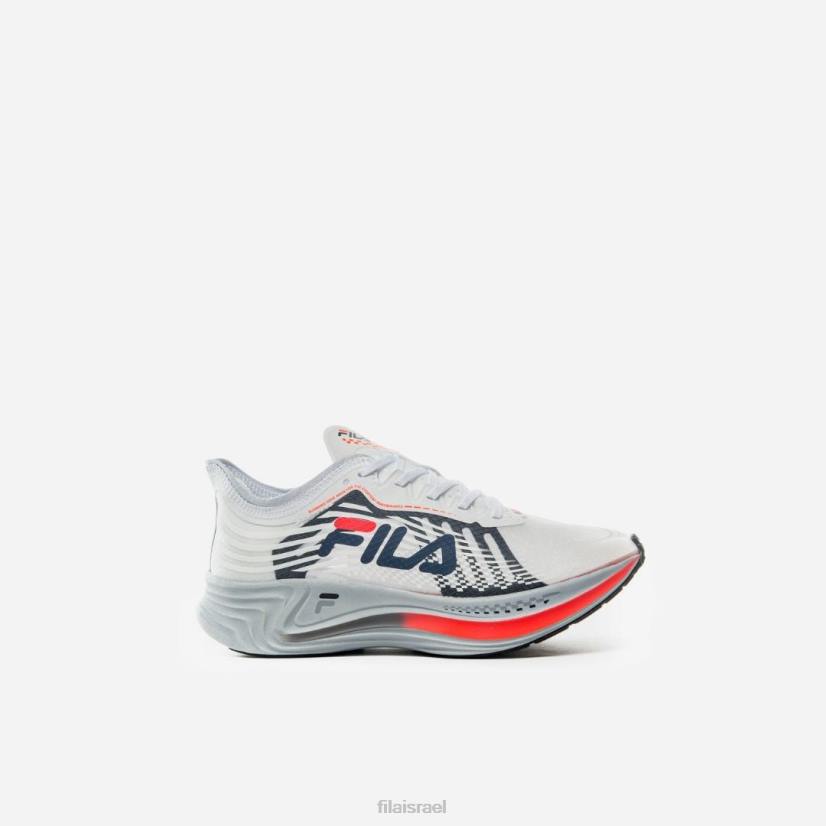 אלמוג לבן/צי/לוהט FILA fila racer נשים קרבון לבן/ נייבי/אלמוגים לוהטים 68LF3025