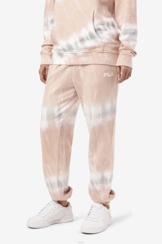 בלוק גרדניה/לבן/בלגי FILA fila raleigh tie dye jogger gardenia/לבן/בלגי בלוק 68LF1657