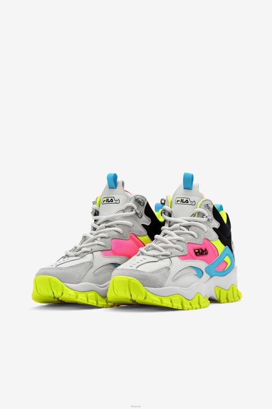 לבן/שחור/כחול FILA לבן/שחור/כחול דג fila לנשים ray tracer tr 2 mid 68LF1227