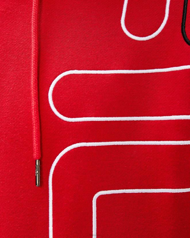 אָדוֹם FILA קפוצ'ון ברנדו גברים fila red 68LF2602