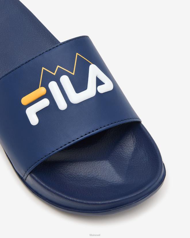 חיל הים/כתום FILA פילה לשני המינים fila seceda שקופיות נייבי/כתום 68LF2695