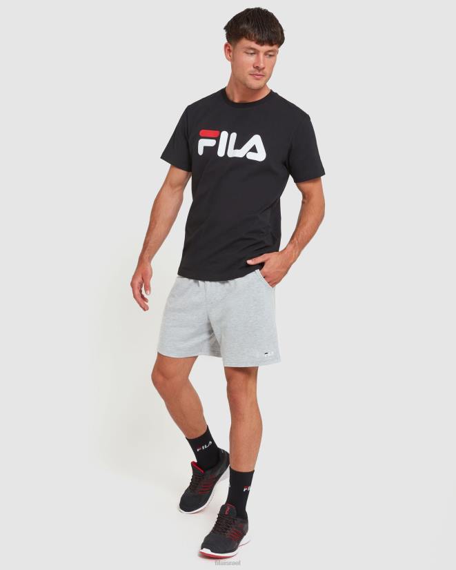 מארל כסף FILA מכנסי ג'רזי לגברים קלאסיים fila silver marle 68LF2438
