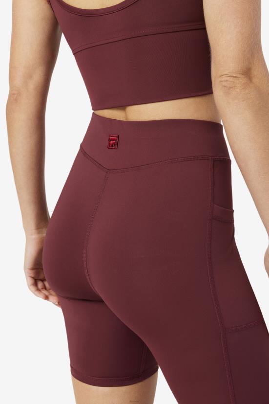 נמל חום FILA אופניים קצרים של fila tawny port tiana 68LF1618