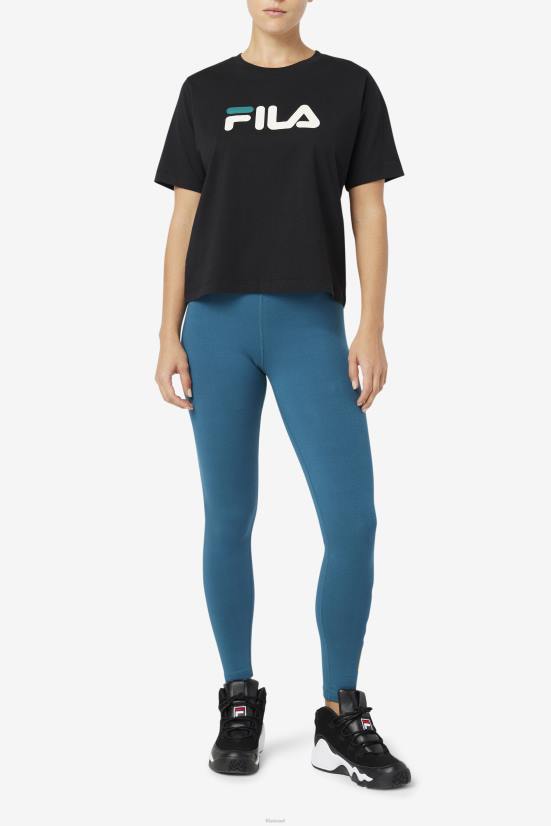 שָׁחוֹר FILA טי fila thea שחור 68LF1447