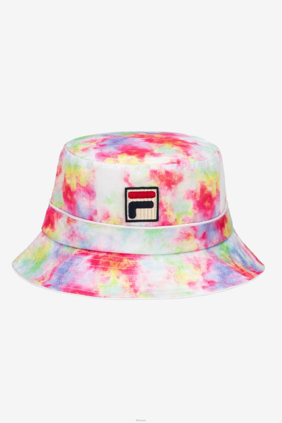 צבע עניבה FILA fila tie dye bucket hat tie dye 68LF979