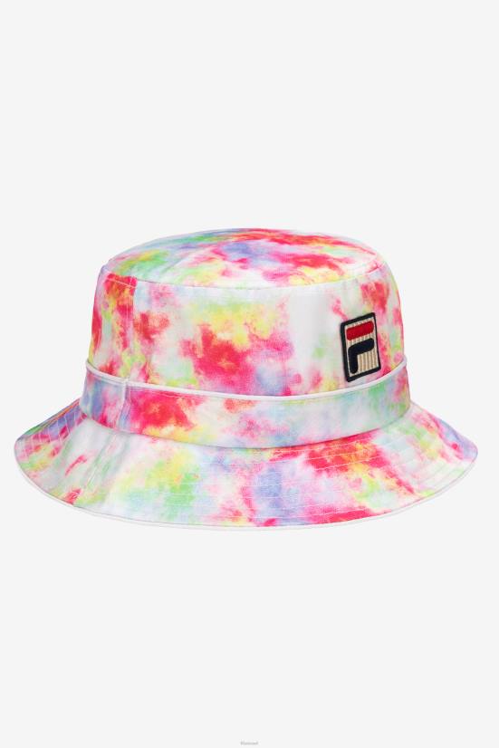 צבע עניבה FILA fila tie dye bucket hat tie dye 68LF979