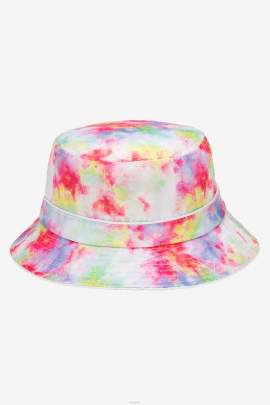 צבע עניבה FILA fila tie dye bucket hat tie dye 68LF979