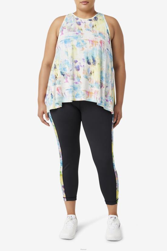 צבע עניבה FILA fila tie dye fi-lux גופיית גב פתוחה 68LF1912