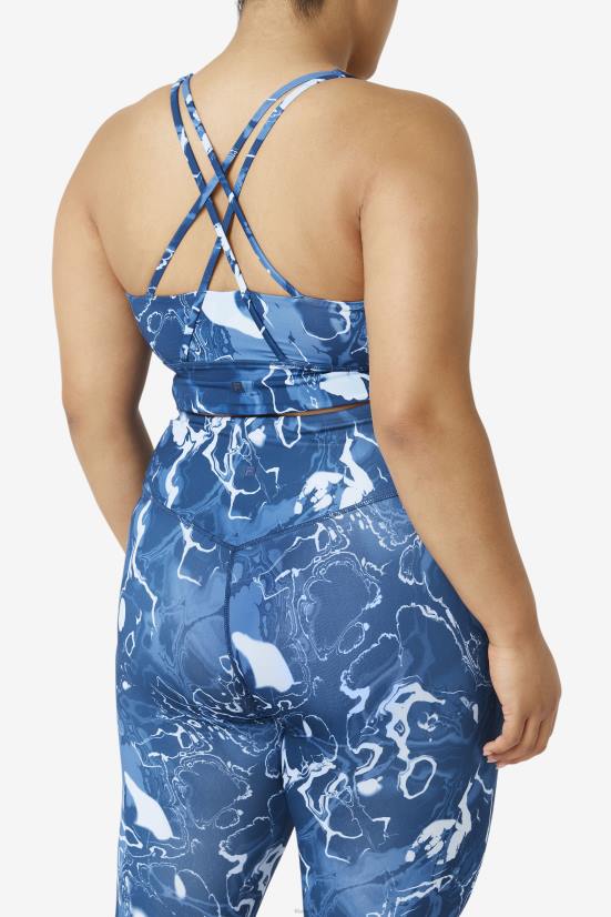 שיש חיל הים FILA fila uplift cross back חזייה טופ שיש נייבי 68LF1831