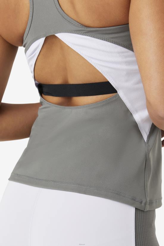 כחול גרגויל/לבנדר FILA fila uplift open racerback גופיית גרגויל/לבנדר כחול 68LF1873