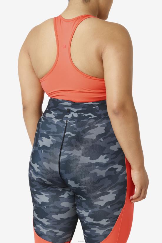 אלמוגים לוהטים FILA fila uplift racerback חזיית חזייה לוהטת קורל 68LF1849