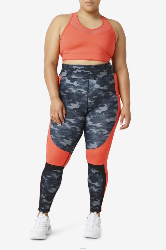 אלמוגים לוהטים FILA fila uplift racerback חזיית חזייה לוהטת קורל 68LF1849