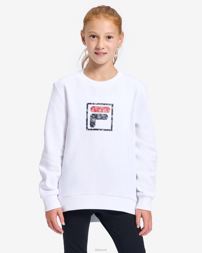 לבן FILA צוות בנות fila white natasha 68LF3154