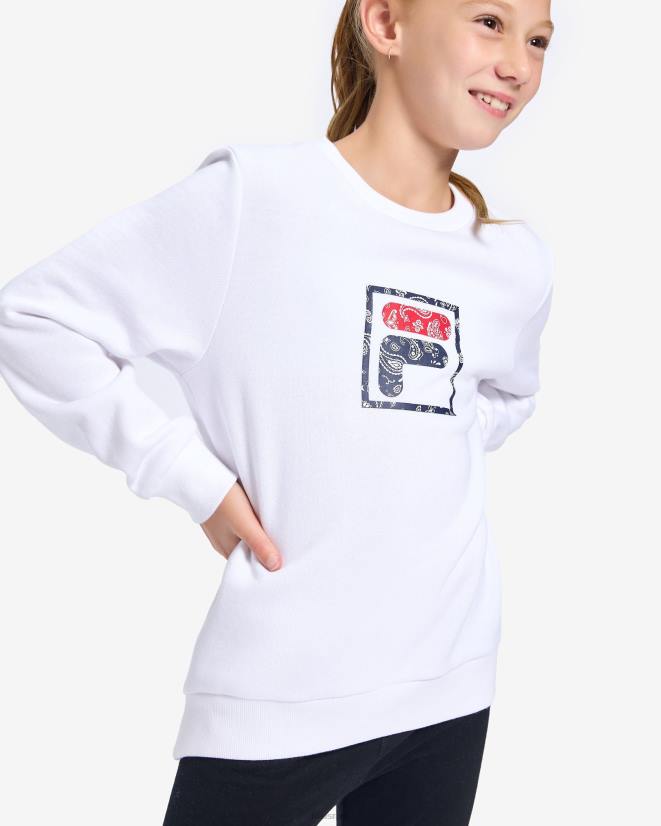 לבן FILA צוות בנות fila white natasha 68LF3154