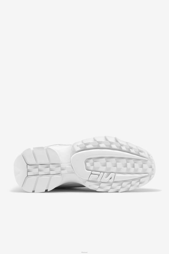 לבן/כהה/אדום FILA fila white/navy/add men's disruptor 2 premium 68LF130