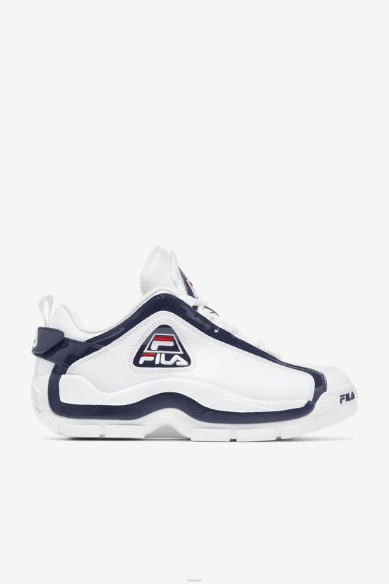 לבן/כהה/אדום FILA מהדורה מחודשת של fila white/navy/red grant hill 2 low x 2pac '96 68LF4