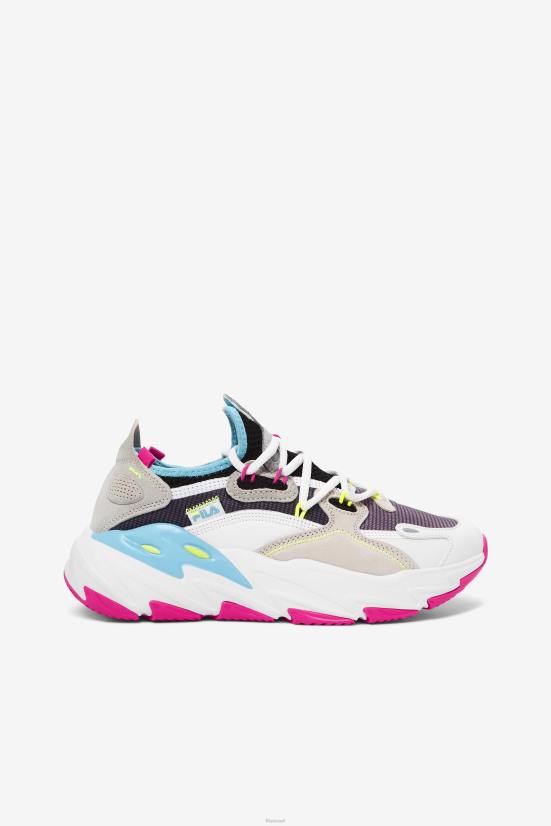 גלוי לבן/ורוד/כחול FILA fila white/pink glo/bluefish women's ray tracer evo 2 68LF1306