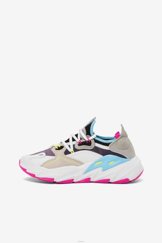 גלוי לבן/ורוד/כחול FILA fila white/pink glo/bluefish women's ray tracer evo 2 68LF1306