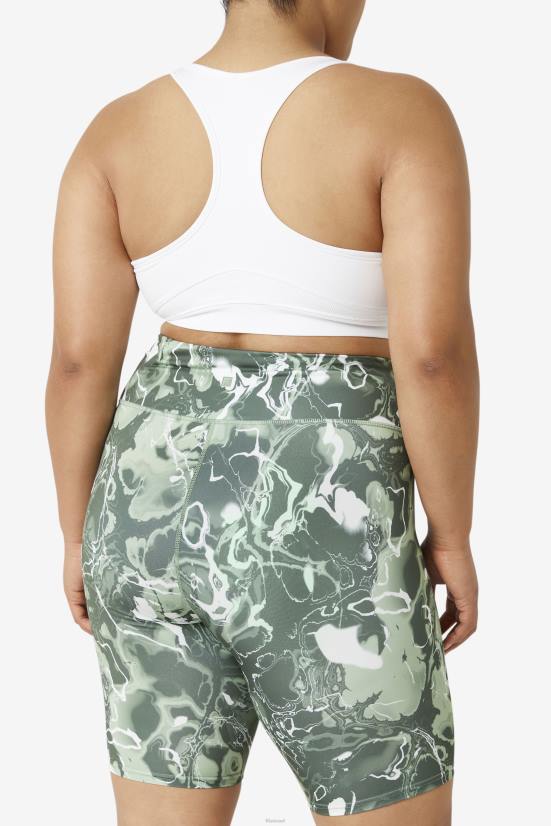 לבן FILA fila white uplift racerback חזיית ספורט 68LF1834