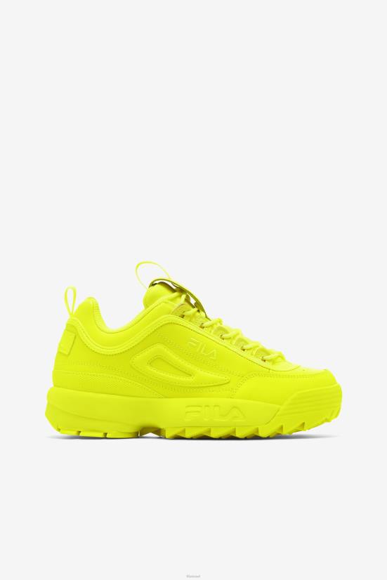 צהוב FILA fila women's disruptor 2 פרימיום צהוב 68LF1165