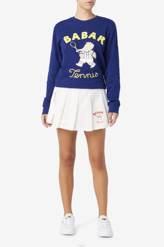 לבן FILA fila x rb babar lovell חצאית פילה לבנה 68LF1751