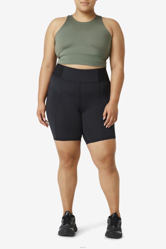 שָׁחוֹר FILA forza 8 אינץ' אופני טקסטורה קצרים פילה שחורה 68LF1961