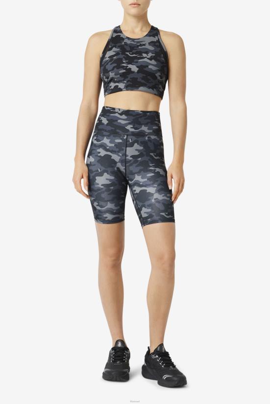 קמו כהה/שחור FILA forza 8 inch אופני קצר fila dark camo/שחור 68LF1940