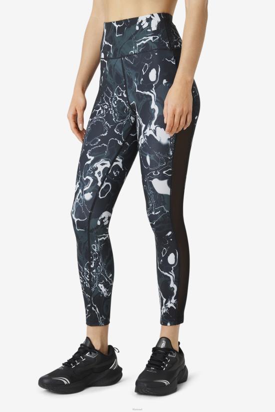 שיש שחור FILA forza contrast 7/8 leggings fila שיש שחור 68LF1964