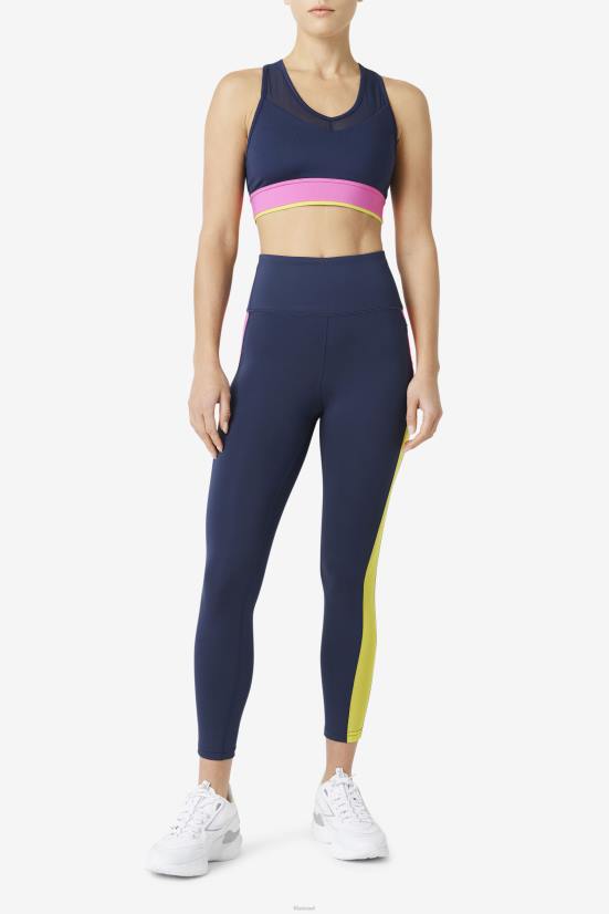 חיל הים/אזליה/גופרית FILA נייבי/אזליה/סולפור forza contrast 7/8 leggings fila 68LF1968