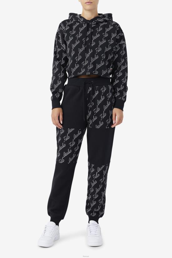 שחור/גן FILA קפוצ'ון gianna שחור/גרדניה פילה 68LF1541