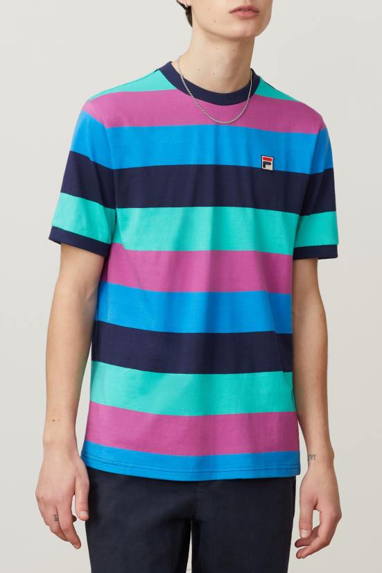 חיל הים/מצנחי רחיפה/פריזיה FILA jabez tee navy / מצנחי רחיפה / פרזיה פילה 68LF395