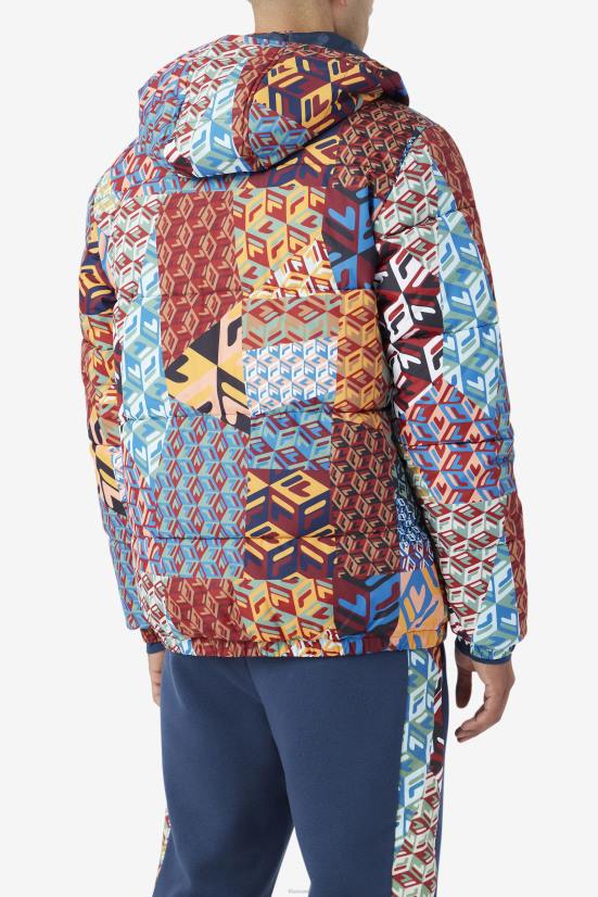 אוקיינוס/צהוב/לבן FILA jacket vostok outdoor fila ocean/צהוב/לבן 68LF770