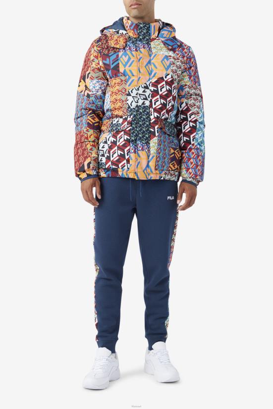 אוקיינוס/צהוב/לבן FILA jacket vostok outdoor fila ocean/צהוב/לבן 68LF770