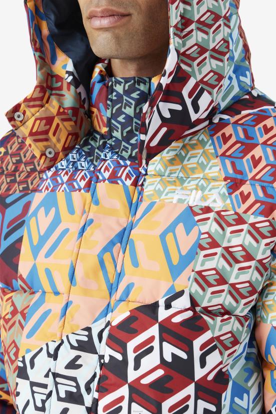 אוקיינוס/צהוב/לבן FILA jacket vostok outdoor fila ocean/צהוב/לבן 68LF770