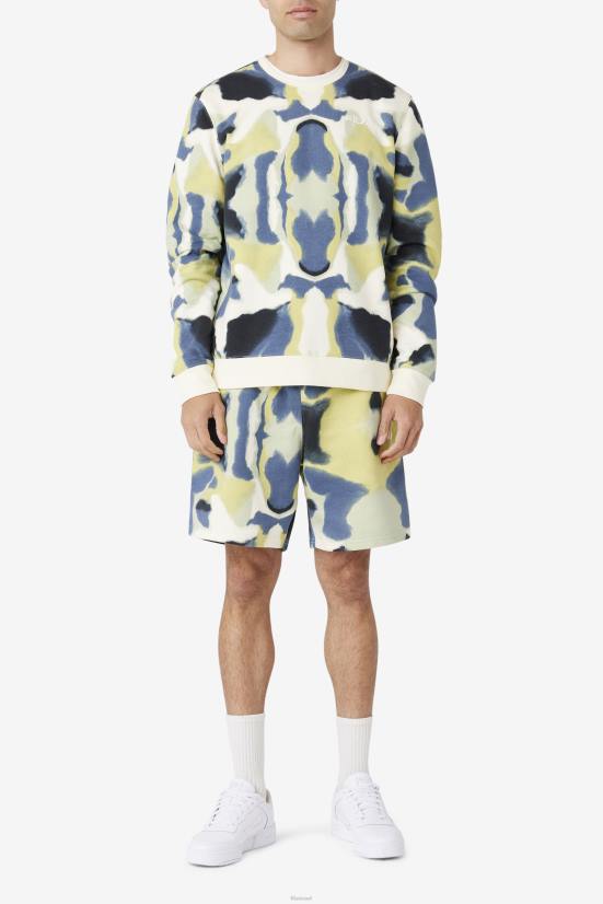 הדפס משיכות מכחול FILA הדפס משיכות מכחול של jael סווטשירט Fila 68LF1502