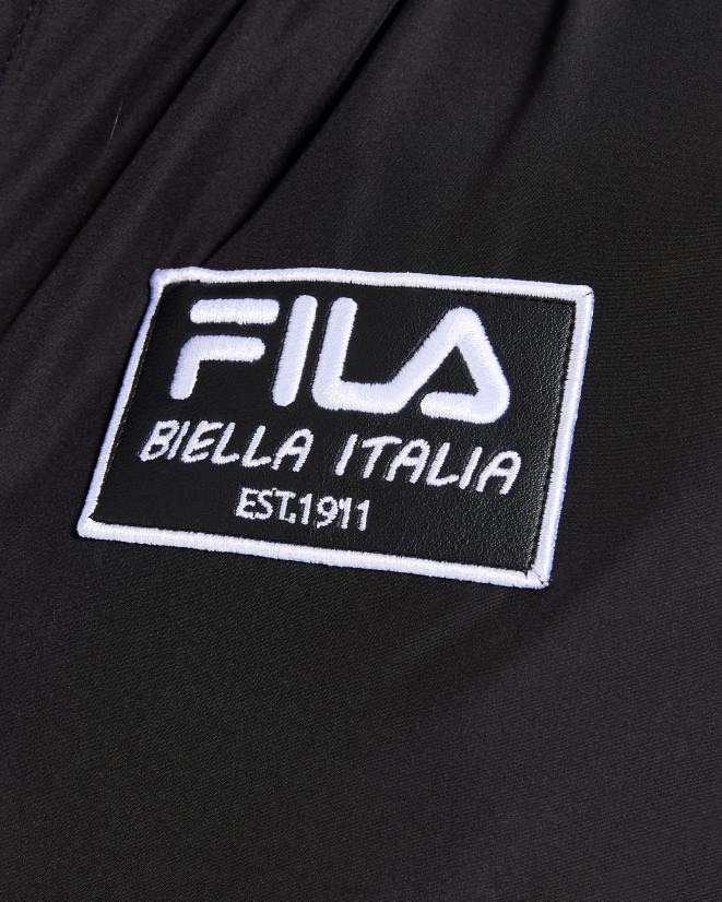 שָׁחוֹר FILA טאש הפיך לנשים jkt fila שחור 68LF2978