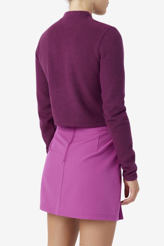 יין ענבים / אודם FILA josie חצי רוכסן יין ענבים / רוז' פילה 68LF1391