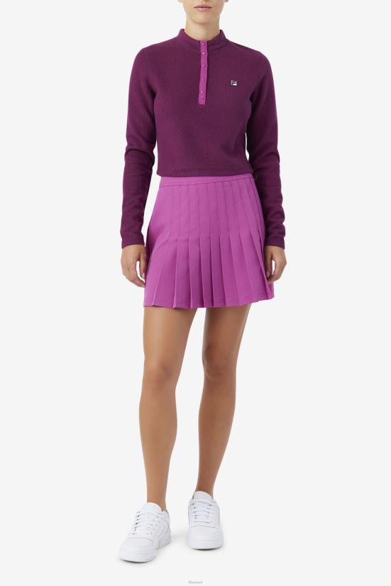 יין ענבים / אודם FILA josie חצי רוכסן יין ענבים / רוז' פילה 68LF1391