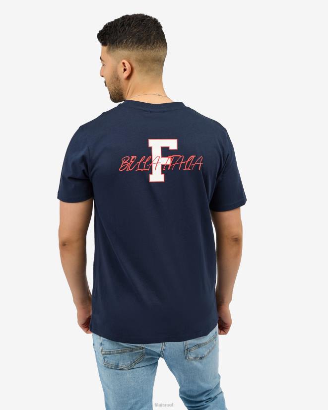 חיל הים החדש FILA juan tee fila new navy 68LF2576