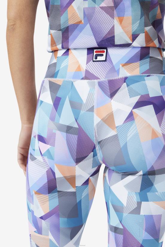 גיאופרינט/כחול FILA keyla 7/8 גיאופרינט צמוד/פילה כחולה 68LF1733