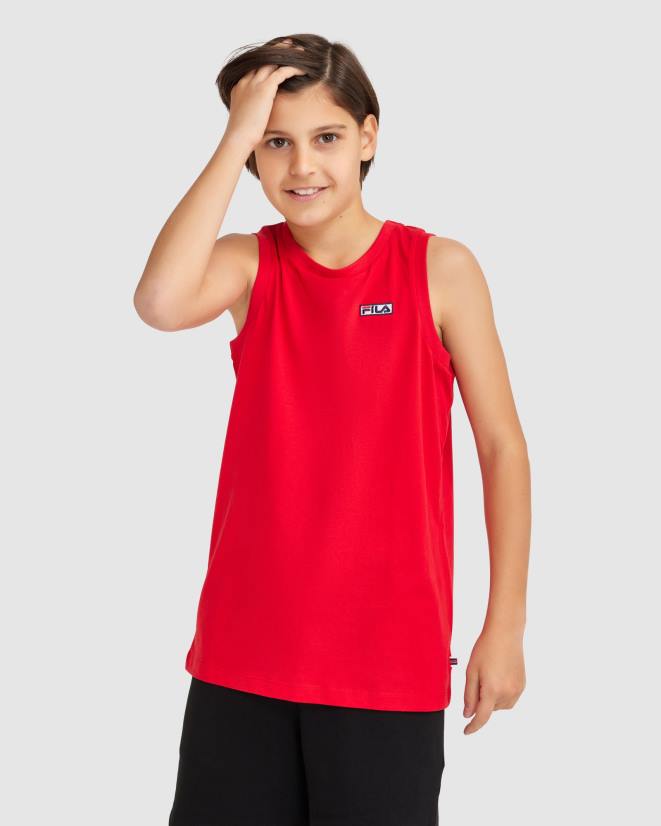 אָדוֹם FILA פילה kid's parker tank red 68LF3073