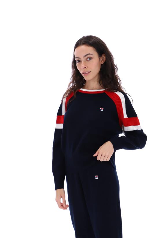 FILA פרנקי knit crew jumper fila 68LF3444