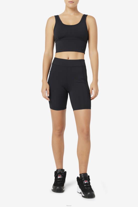 שָׁחוֹר FILA טופ חזיית kora fila שחור 68LF1418