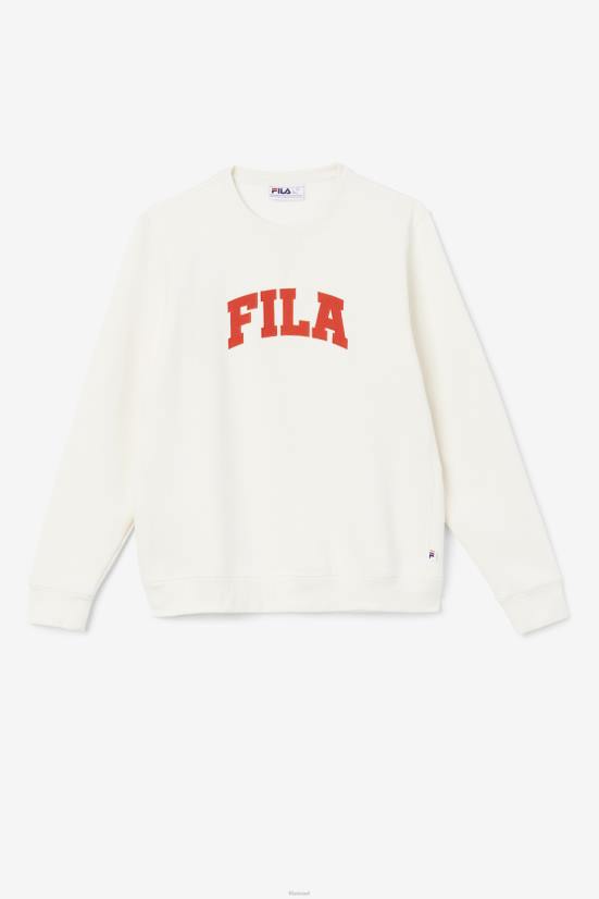 גרדניה/אדום לוהט FILA kory crewneck sweatshsirt fila gardenia/אדום לוהט 68LF500